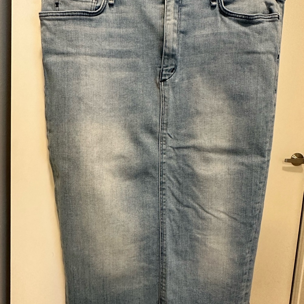 McGuire Jean midi skirt